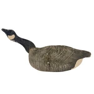 vintage Johnson's Folding Goose Decoy waterproof waxed cardboard hunting decor